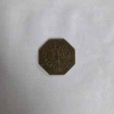 Antike Metall Biermarke ca