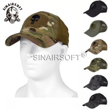 Herren Totenkopf Militär taktisch Baseball Hut Netz Jagd Tarnmuster Armee Kopfbedeckung Sonnenkappe