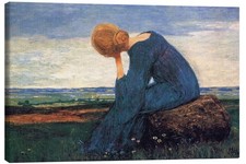 Leinwandbild Sehnsucht (Träumerei) - Heinrich Vogeler