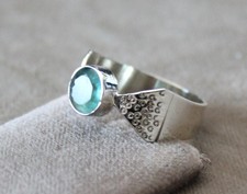 Hübscher Apatit Ring, 1,0