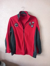 Herren Fleeceweste 48/50Rot Grau