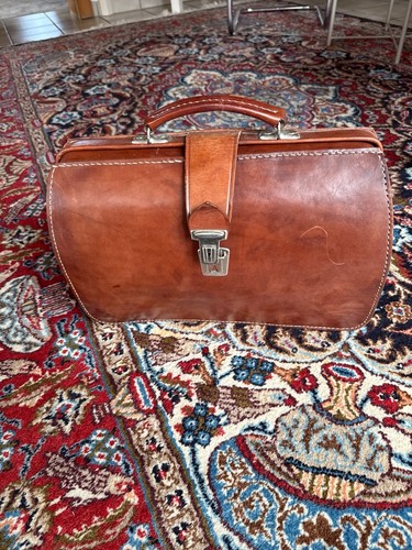 Echt leder akten tasche - echt,