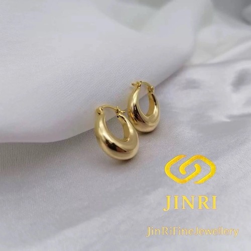 Massive 18k gold creolen - gold,