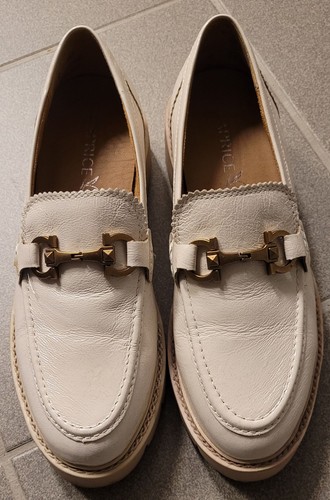 Leder damenschuhe beige von - beige,