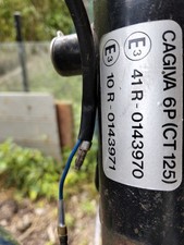 Rahmen Cagiva 125 Blu mit