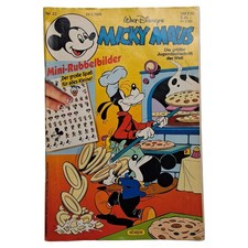 Walt Disney's Micky Maus Zeitschrift Nr. 22 1989 Goofy Koch Rubbelbilder