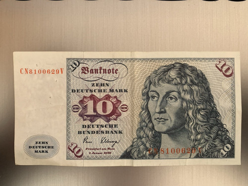 Schein banknote von - dm,
