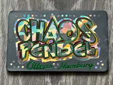 Fahrchip Ehrenkarte Karussell CHAOS PENDEL - Kirmes Schausteller