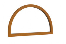 Kunststoff Rundbogenfenster