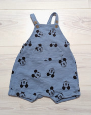 Süße Latzhose H&M DISNEY * Mickey Latzshorts Shorts Baby verstellbar ** Gr. 74