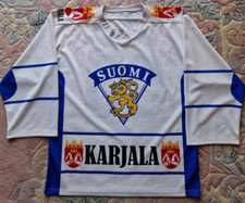 Eishockeytrikot Finnland,  Suomi,  Größe L, Sieg Karjala Cup 2003, guter Zustand