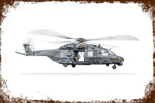 Retro Blechschild NH-90 MEHRZWECKHUBSCHRAUBER 30 x 20 cm Bundeswehr (3567)