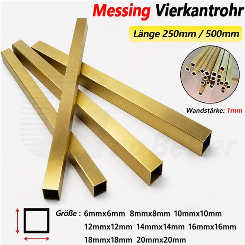 Messing vierkantrohr - messing,