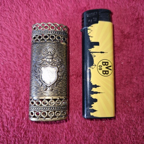 Vintage feuerzeughülle mit - -,
