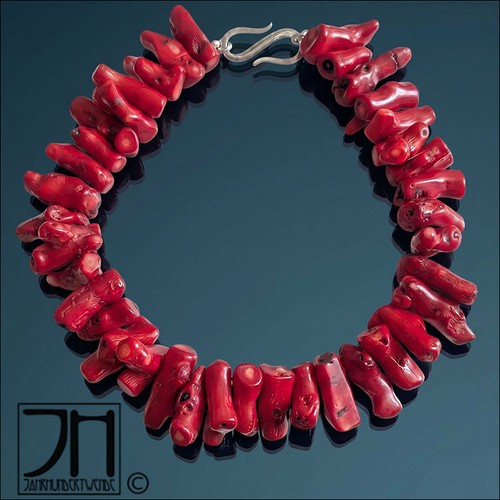 Vintage korallen kette - vintage,