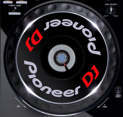 Pioneer cdj jog - dj, slipmat