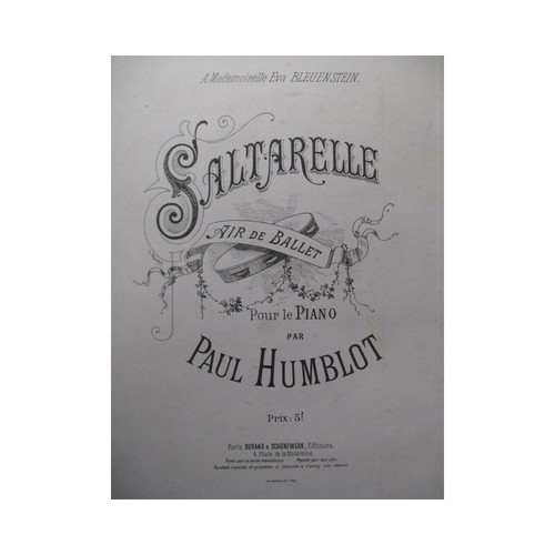 Humblot paul saltarelle - paul,