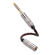4,4 mm auf 3,5 mm Audio Adapter Kabel, symmetrischer Stecker auf Stereo Buchse, HiFi Gold Pl