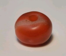 13mm ANCIENT RARE INDO TIBETAN PEMA RAKA EYE CARNELIAN BEAD
