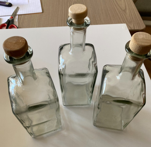 Viereckige glasflaschen - glasflaschen, 3
