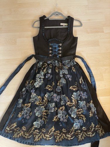 Dirndl knielang schwarz - dirndl,