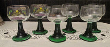 6 Weingläser 150 ml grüner