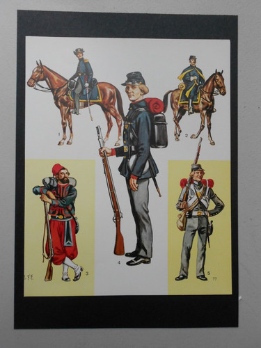 Vintage militärdruck waffen - -,