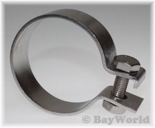 1xEdelstahl 80,5mm DIN Auspuff Verbinde rSchelle Breitbandklemme 3.15" Industrie