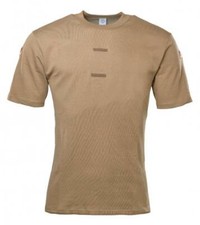 Bundeswehr BW Unterhemd T-Shirt Tropen Tropenhemd beige khaki Gr. 44 - 58 gebr.
