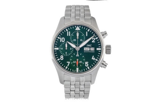 Iwc pilot chronograph green - pilot,