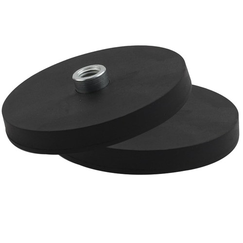 Neodym magnet gummiert mit - 2x,