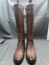 Donna Piu Exklusive Damen Stiefel Reitstiefel Beige Grau Melange Leder Neu 37