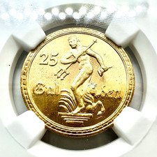 *** 25 Gulden Gold, Frei Stadt Danzig, 1930, D 11, NGC MS63 Grade, vz-stgl. ***