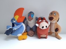 König der Löwen | Plüsch Figuren Kucheltiere | Timon Pumba Rafiki Zazu | Vintage