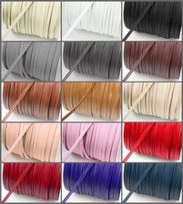 INWARIA Kunstlederband flach 5mm 1/5m Dekoband Schnur flaches Band, KLB-8