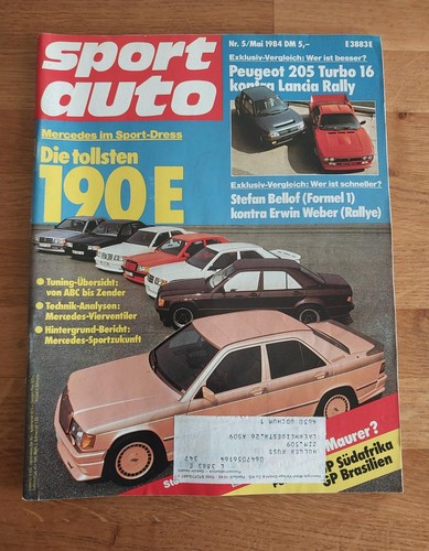Sport auto 1984 - sport,