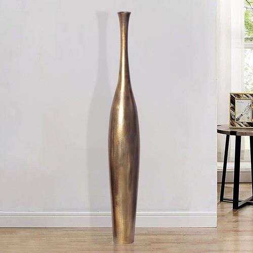 Vase finebuy aluminium gold - finebuy,