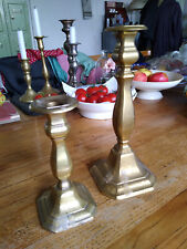 Kerzenleuchter 2x shabby chic vintage Hotelsilber aus Frankreich