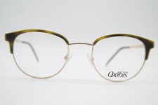 Brille OXIBIS MG2C6 Gold Braun Grün Oval Brillengestell eyeglasses Neu
