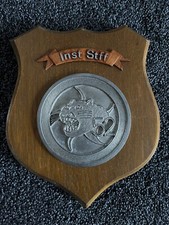 Bundeswehr Holzwappen, (schwer), Aufklärungsgeschwader 52 (AG 52), (Inst-Stff)