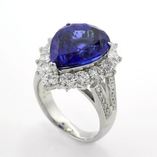 Ring Tansanit AAA hochfein