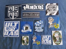 12 Aufkleber Sticker Fußball