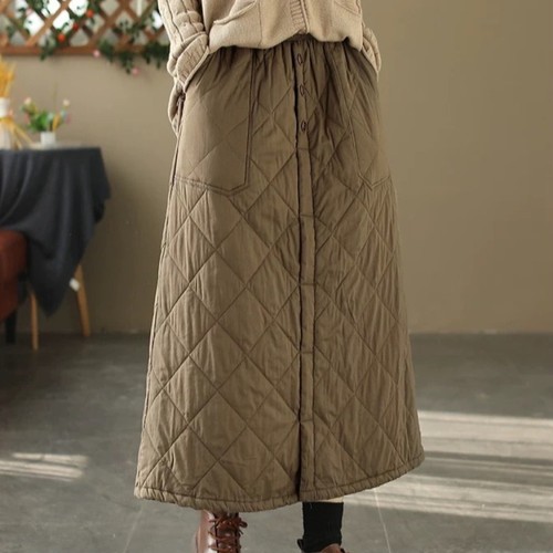 Damen retro winter gesteppt - retro,