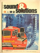 Sound solutions 2003 mix - solutions, 1/2003