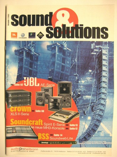 Sound solutions 2003 - sound,