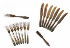 21-tlg. - August Wellner Ähren-Dekor Vorspeisemesser Vorspeisegabeln Modell #83