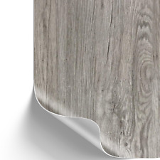 12,56€/m² Selbstklebende Folie Tapete Klebefolie Möbelfolie Holzoptik Holz grau
