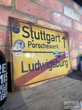 Stuttgart Porsche Schild