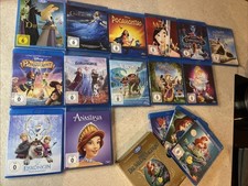 Disney Blu Ray Filme Ariel Eiskönigin Vaiana Cinderella Tinker Dornröschen Rar