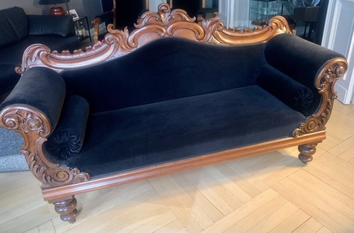 Sofa antik rosenholz - sofa,